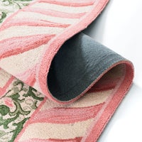 Rosy Check 6' Octagon Rug