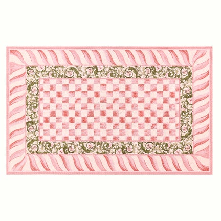 Rosy Check 5' x 8' Rug