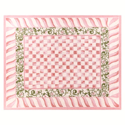 Rosy Check 8' x 10' Rug