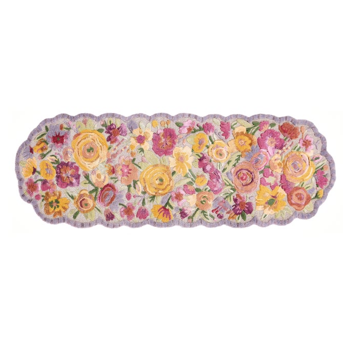 Scalloped Flower Meadow Rug image number 5