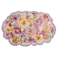 Scalloped Flower Meadow Rug