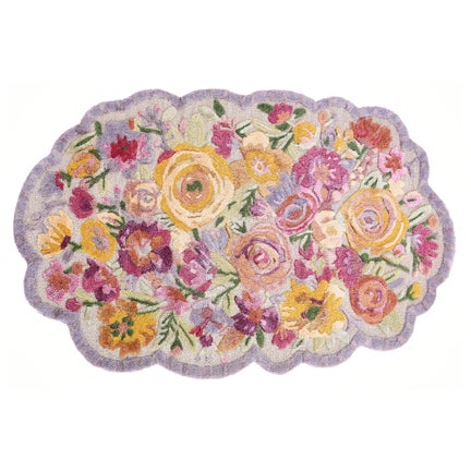 Scalloped Flower Meadow 3' x 5' Rug