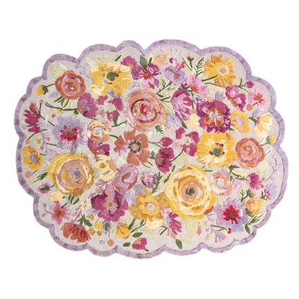 Scalloped Flower Meadow 8' x 10' Rug
