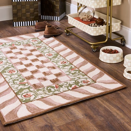 Mocha Check 3' x 5' Rug