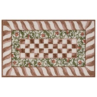Mocha Check 3' x 5' Rug