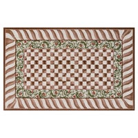 Mocha Check 5' x 8' Rug