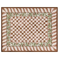 Mocha Check 8' x 10' Rug