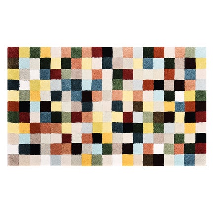 Multicolor Checkerboard 2'3" x 3'9" Rug