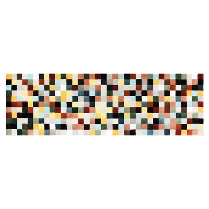 Multicolor Checkerboard 2'6" x 8' Runner