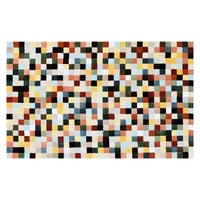 Multicolor Checkerboard 5' x 8' Rug