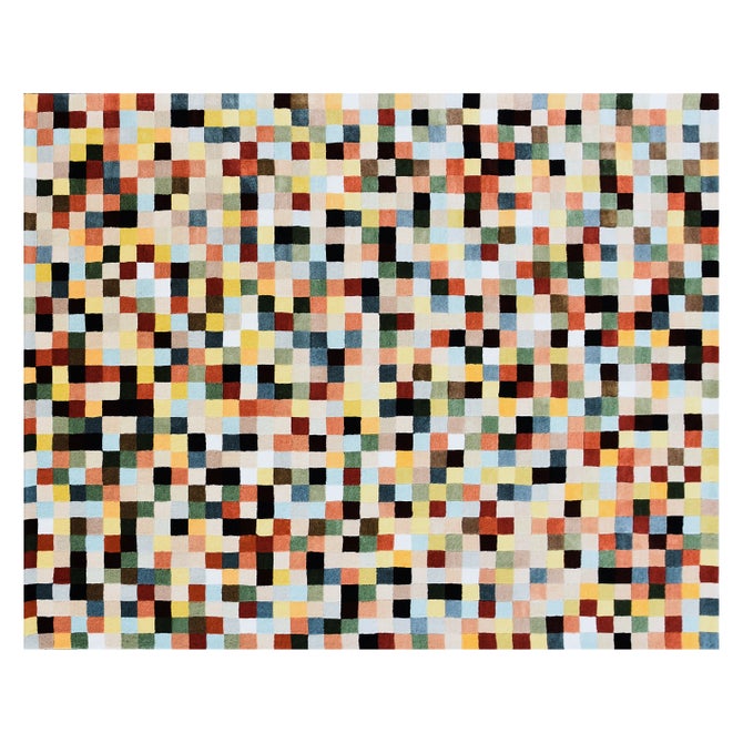 Multicolor Checkerboard 8' x 10' Rug image number 0