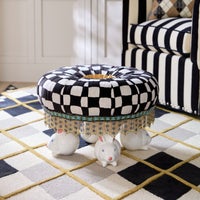 Cream Argyle 8' x 10' Rug