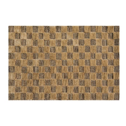Cocoa Checkerboard 2'3" x 3'9" Rug