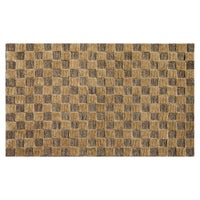 Cocoa Checkerboard 3' x 5' Rug