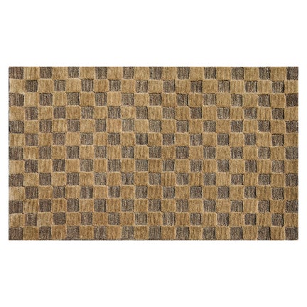 Cocoa Checkerboard 3' x 5' Rug