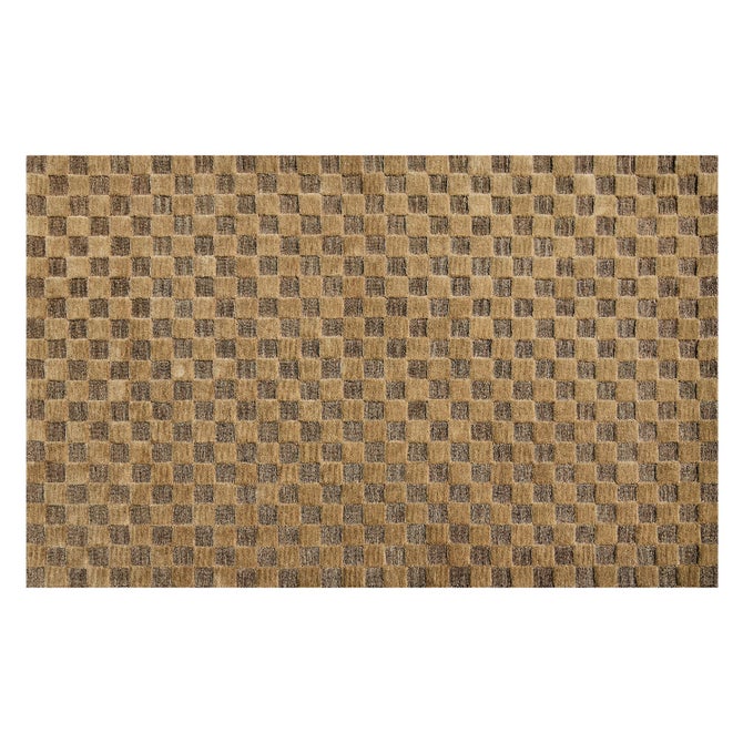 Cocoa Checkerboard 5' x 8' Rug image number 0