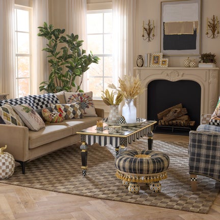 Cocoa Checkerboard 8' x 10' Rug