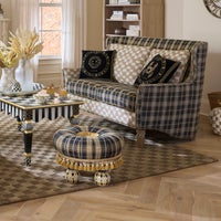 Cocoa Checkerboard 8' x 10' Rug