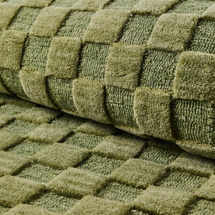Moss Checkerboard 2'3" x 3'9" Rug