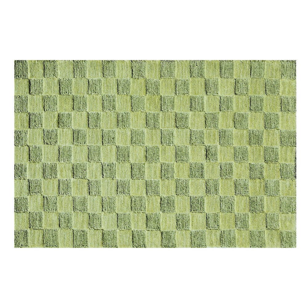 Moss Checkerboard Rug mackenzie-childs Panama imagen 1 Moss Checkerboard Rug mackenzie-childs Panama imagen 1