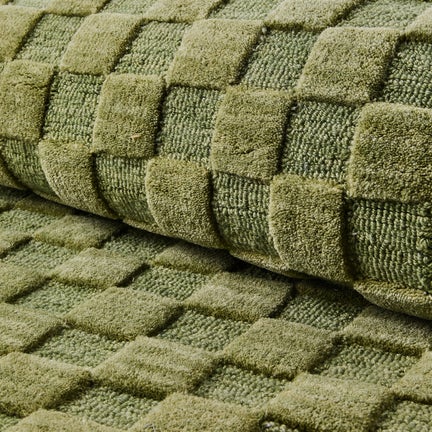 Moss Checkerboard 2'6" x 8' Runner