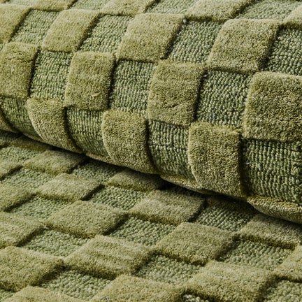 Moss Checkerboard 8' x 10' Rug