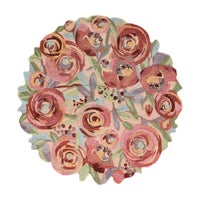 Sonia's Rose 6' Round Rug