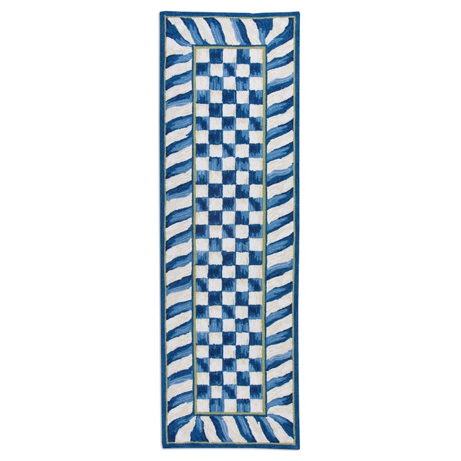 Truly Royal Check 2'6" x 8' Runner image number 0