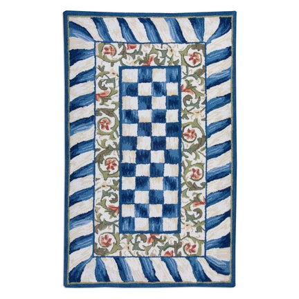 Truly Royal Check 3' x 5' Rug