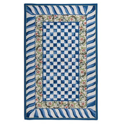 Truly Royal Check 5' x 8' Rug