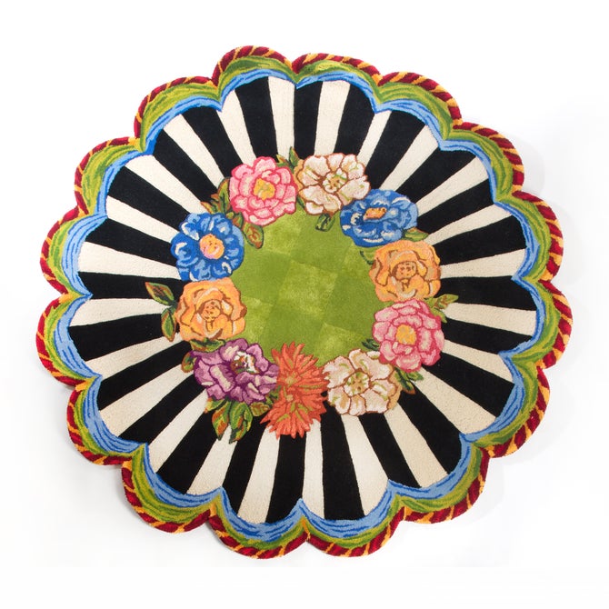 Cutting Garden 6' Round Rug image number 0