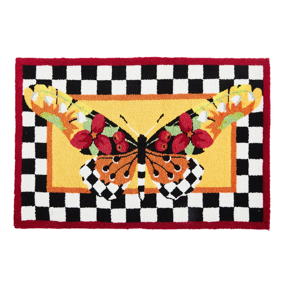 Monarch Butterfly 2' x 3' Rug mackenzie-childs Panama imagen 1