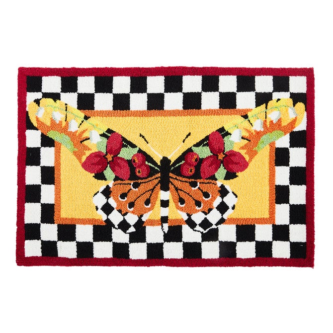 Monarch Butterfly 2' x 3' Rug image number 0