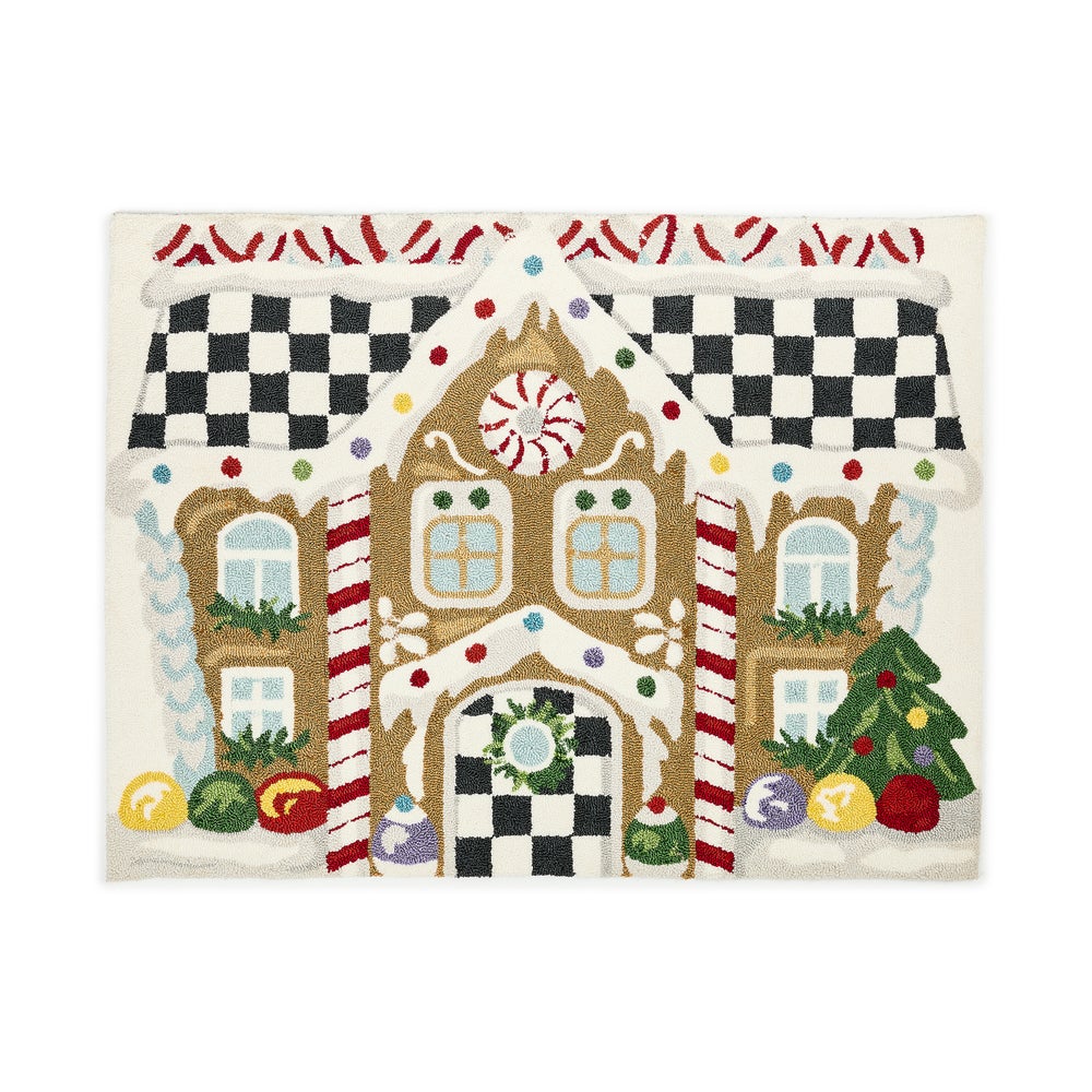 Gingerbread House 3' x 5' Rug mackenzie-childs Panama imagen 1