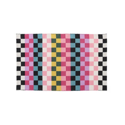 Calypso Checked 3' x 5' Indoor/Outdoor Rug