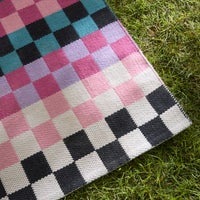 Calypso Checked 5' x 8' Indoor/Outdoor Rug
