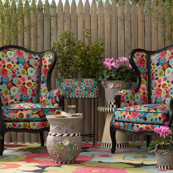 Always Flowers Indoor/Outdoor Rug - 8' x 10' image number 0