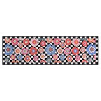 Checked Dolce Vita 2'6" x 8' Indoor/Outdoor Rug