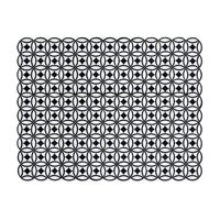 White Kyoto Hair on Hide 8' x 10' Rug