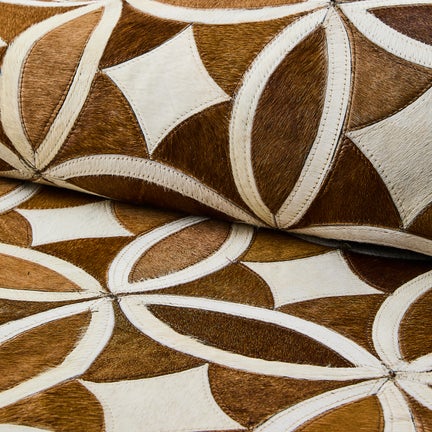 Mocha Kyoto Hair on Hide 5' x 8' Rug