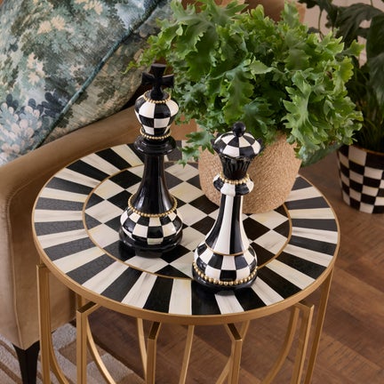 Courtly Chess Decor, Set of 2