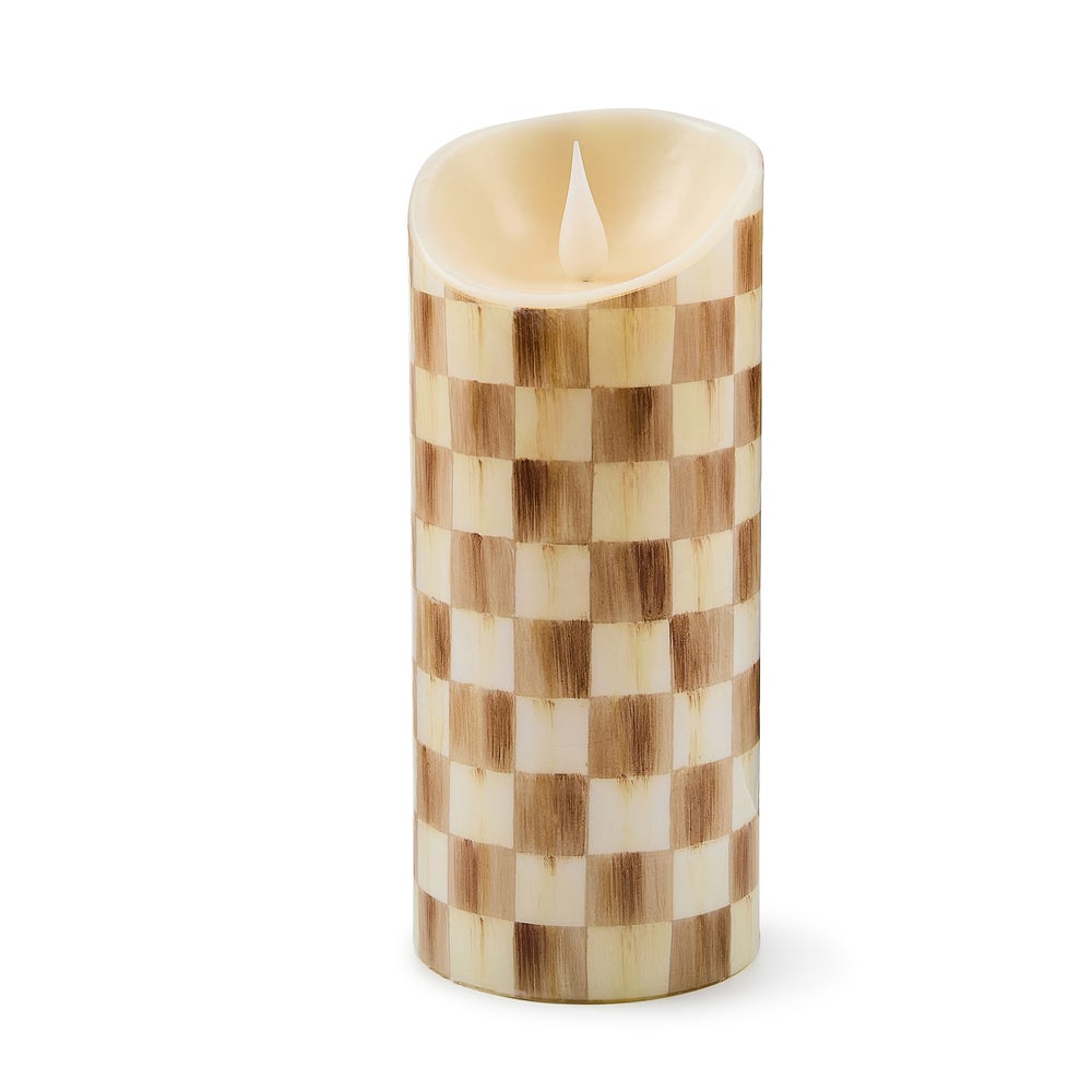 Mocha Check Flameless 7