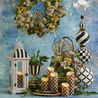 Courtly Check Flicker 5" Pillar Candle