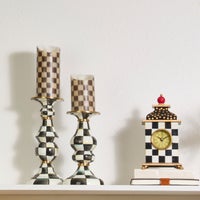 Courtly Check Flicker 5" Pillar Candle