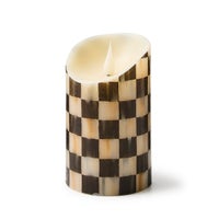 Courtly Check Flicker 5" Pillar Candle