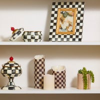 Courtly Check Flicker 9" Pillar Candle