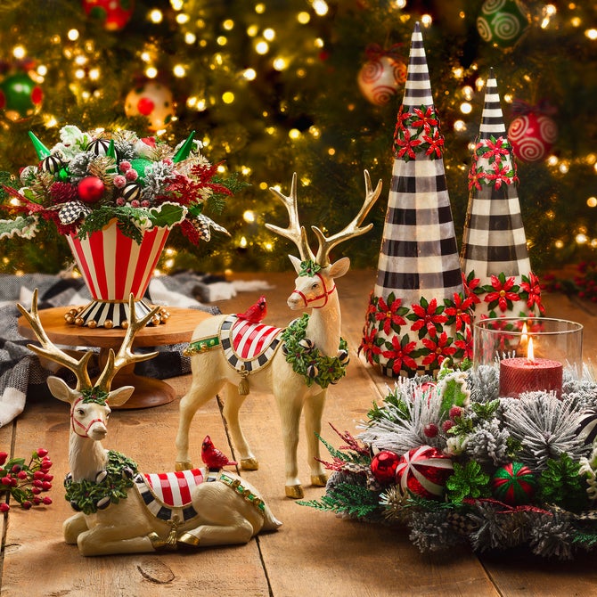 Jolly Deer - Standing - White image number 1