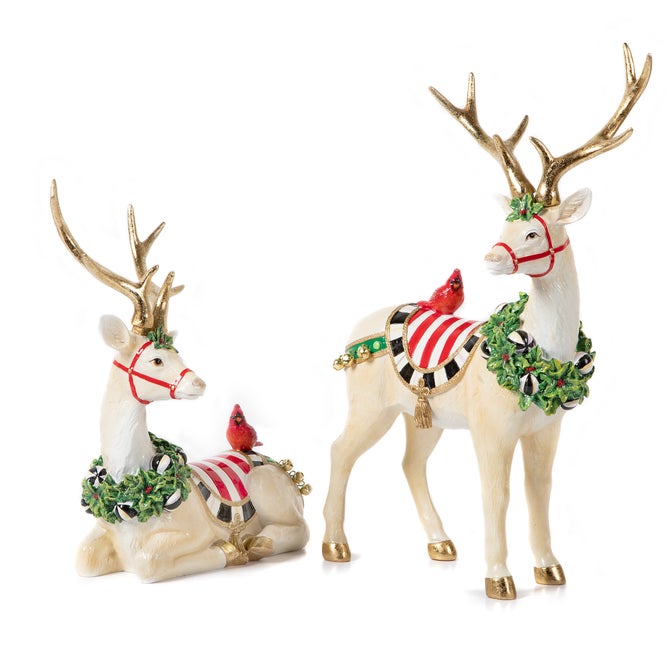 Jolly Deer - Standing - White image number 2