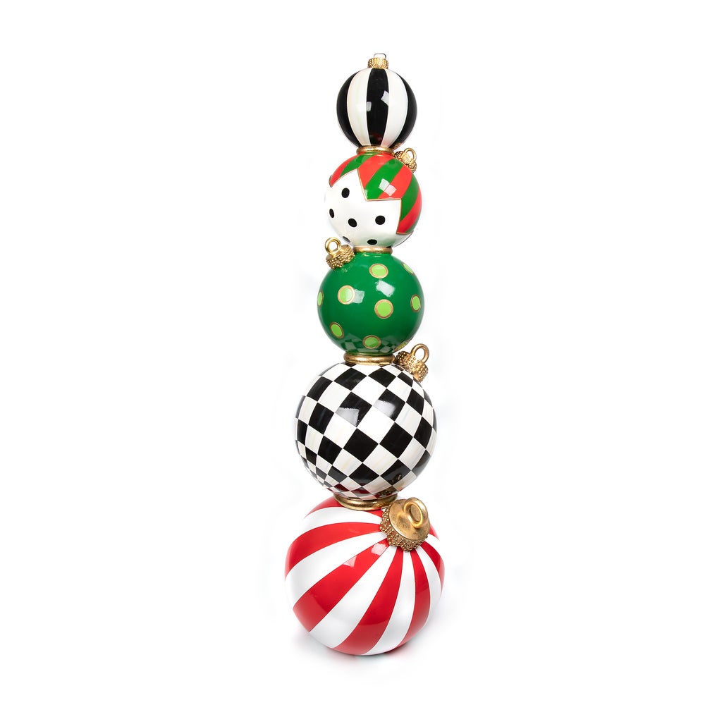 Jolly Stacked Ornaments Trophy mackenzie-childs Panama imagen 1