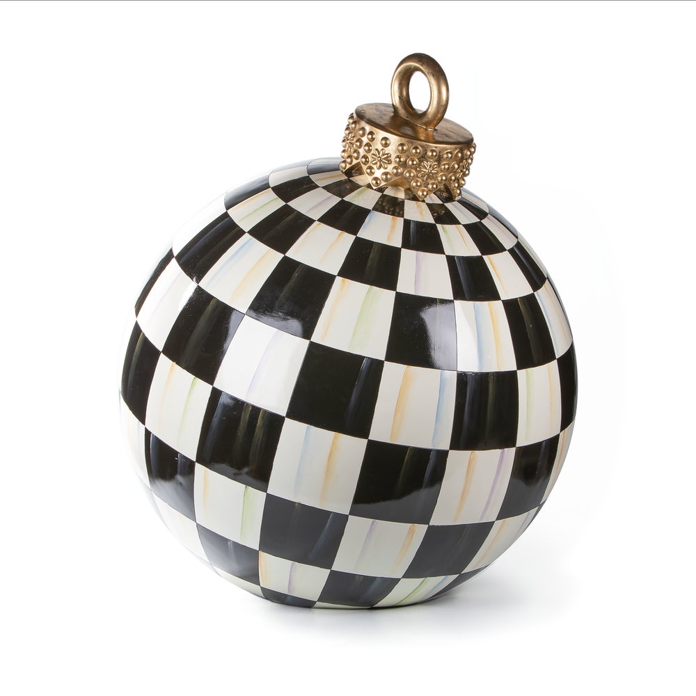 Jolly Courtly Check Outdoor Ornament mackenzie-childs Panama imagen 1